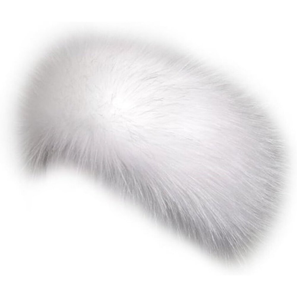 Womens Faux Fur Headband Winter Earwarmer Earmuff Ski
